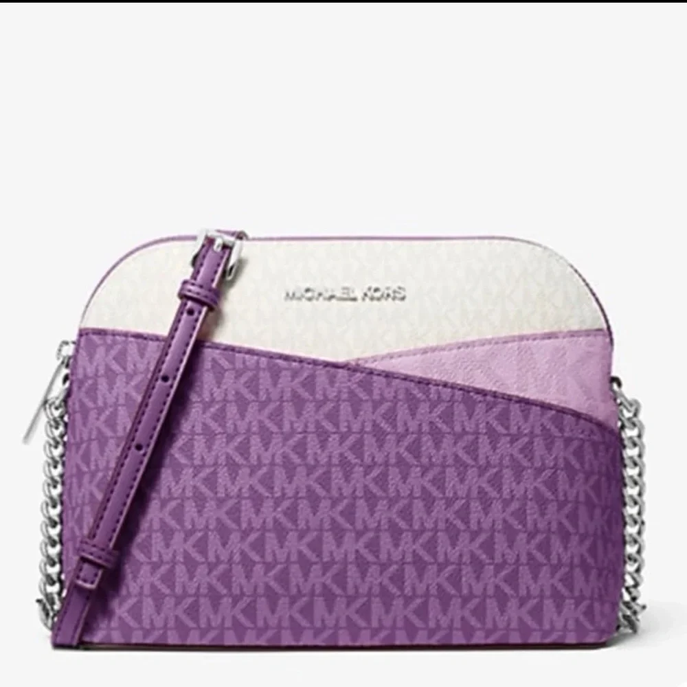 MICHAEL KORS Jet Set Travel Color-Block Signature Logo Crossbody Bag
Dark Purple - Picture 16 of 16